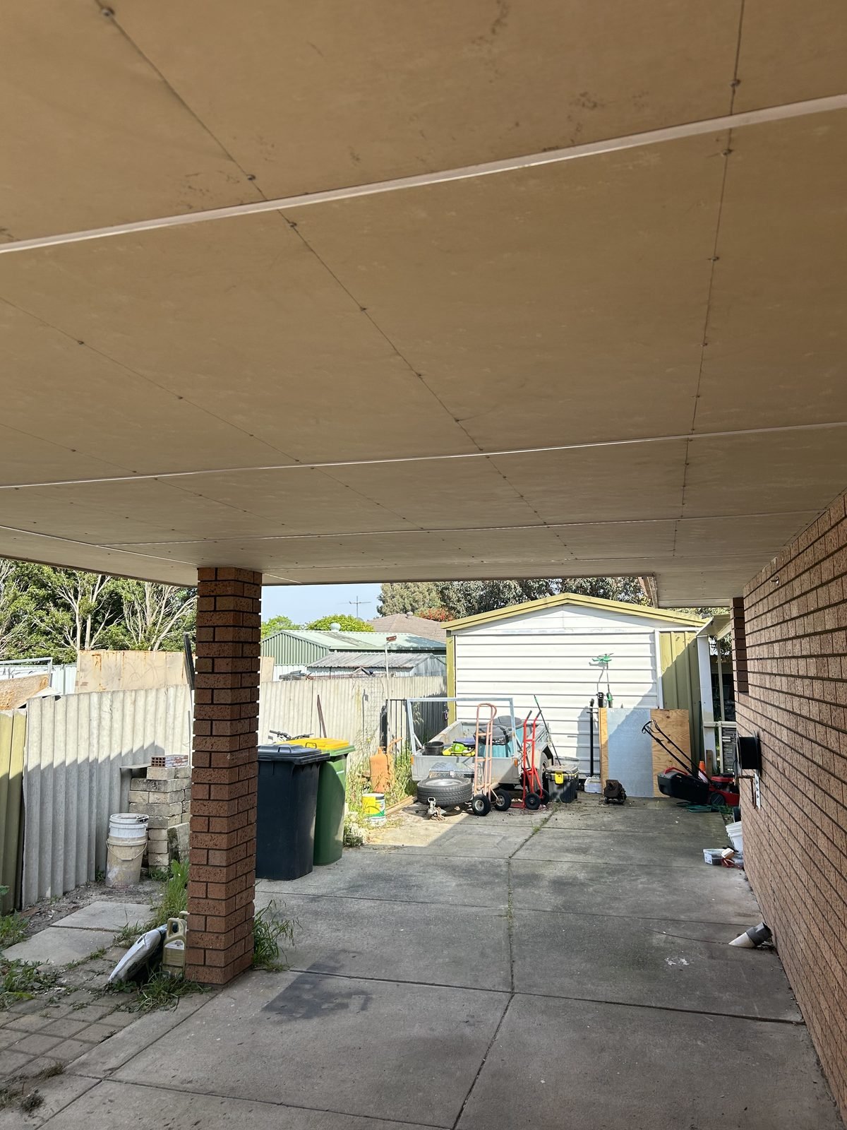 Garage ceiling after — Bassendean