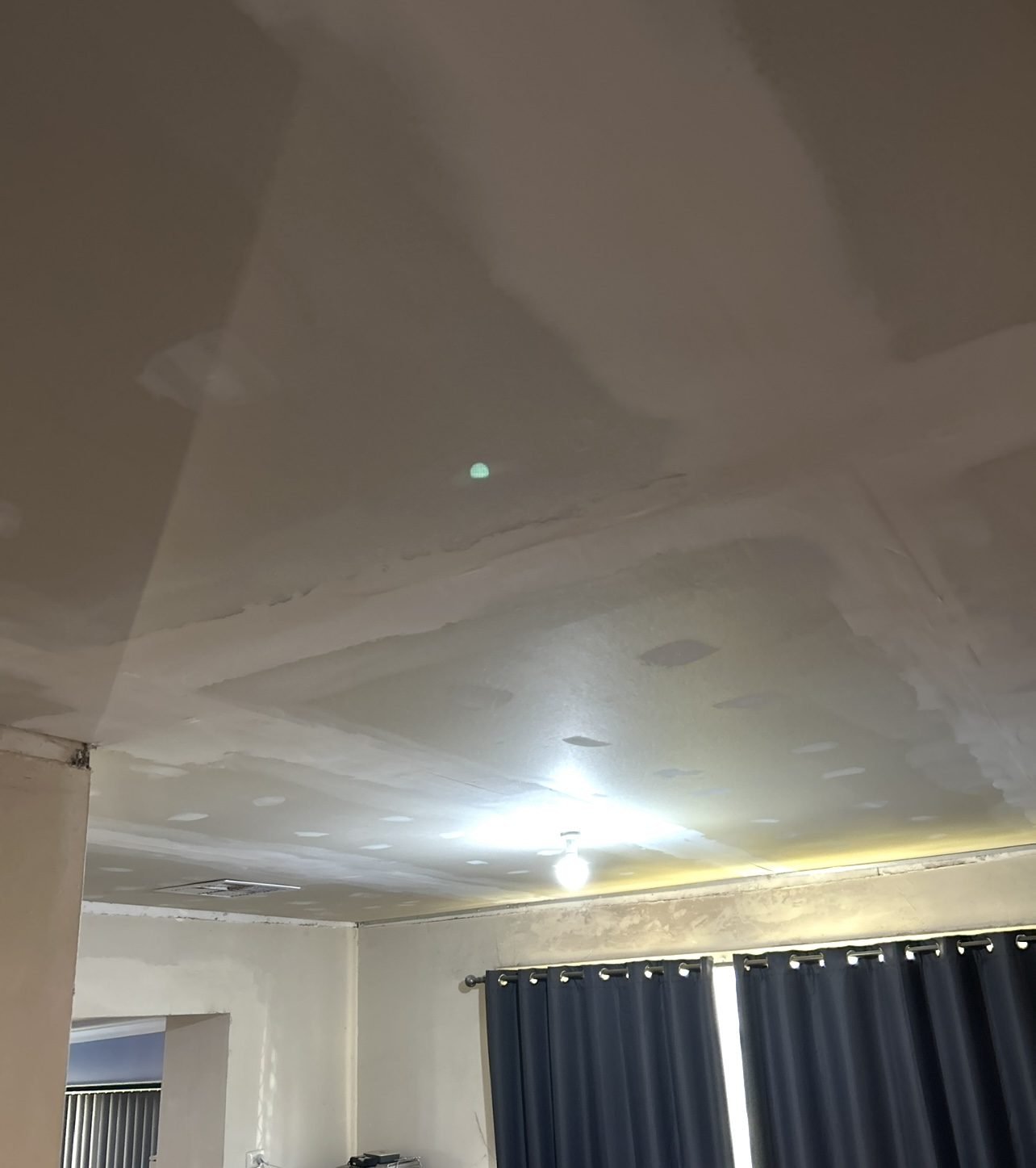 Incorrectly flushed ceiling before — Perth
