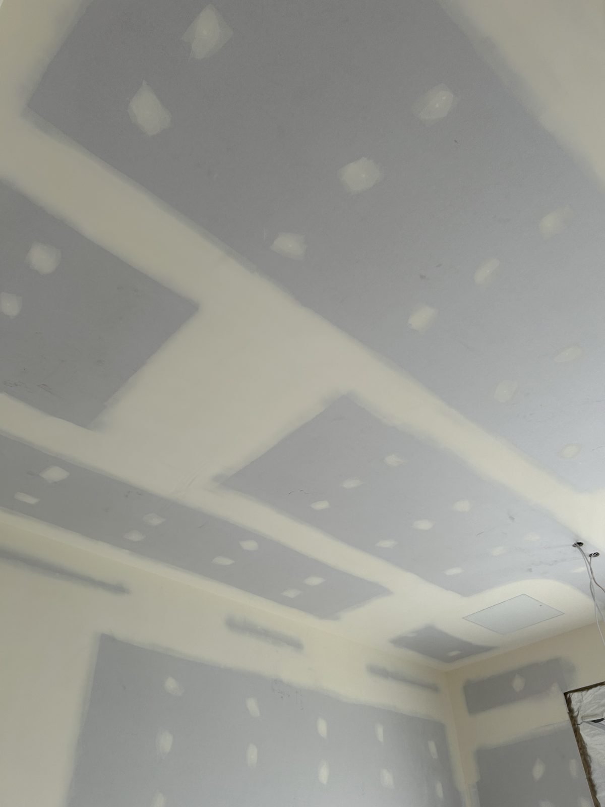 Commercial ceiling fitout progress — Fremantle