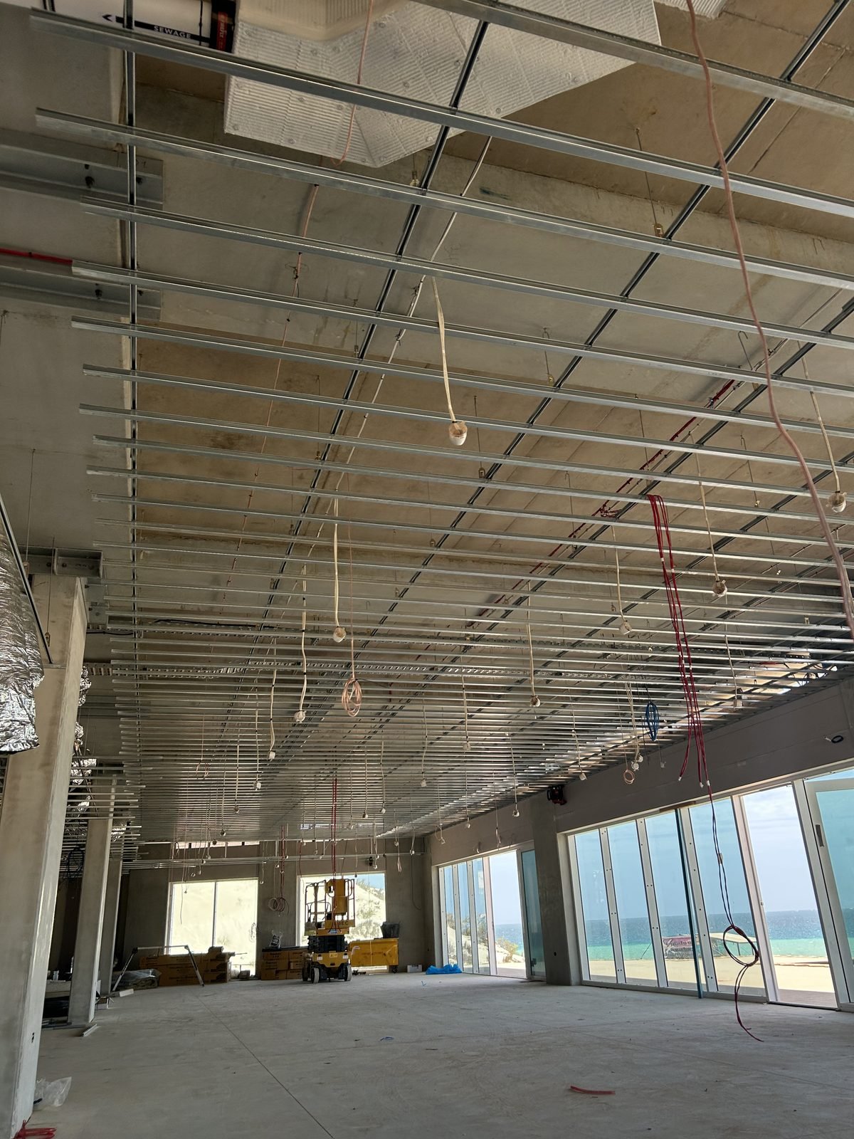 Commercial suspended ceiling detail — Coral Bay
