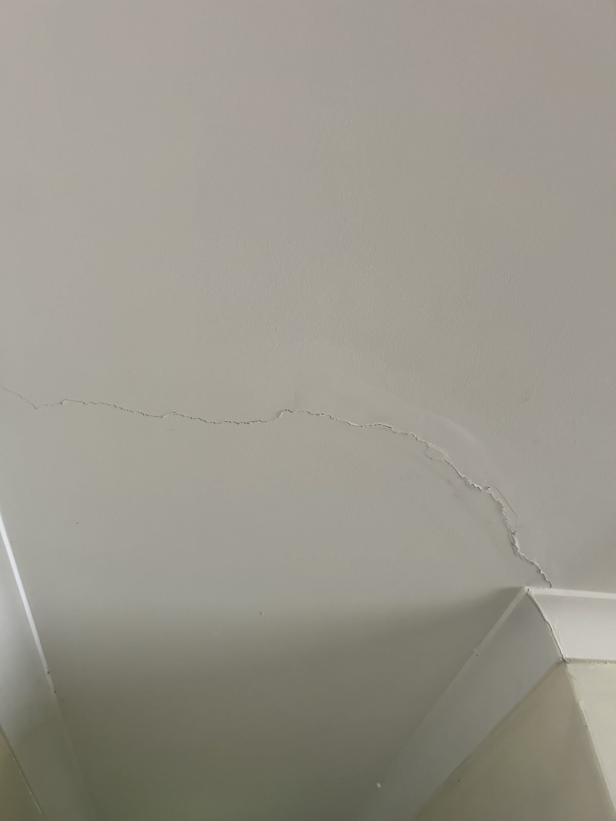Cracked ceiling detail — Perth
