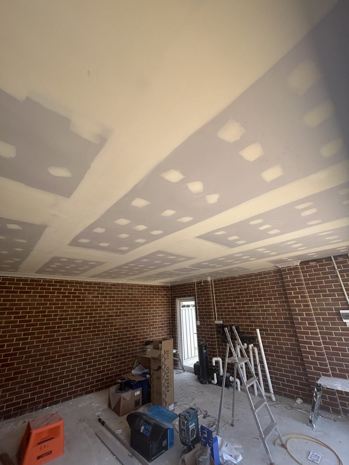 Garage extension ceiling detail — Perth