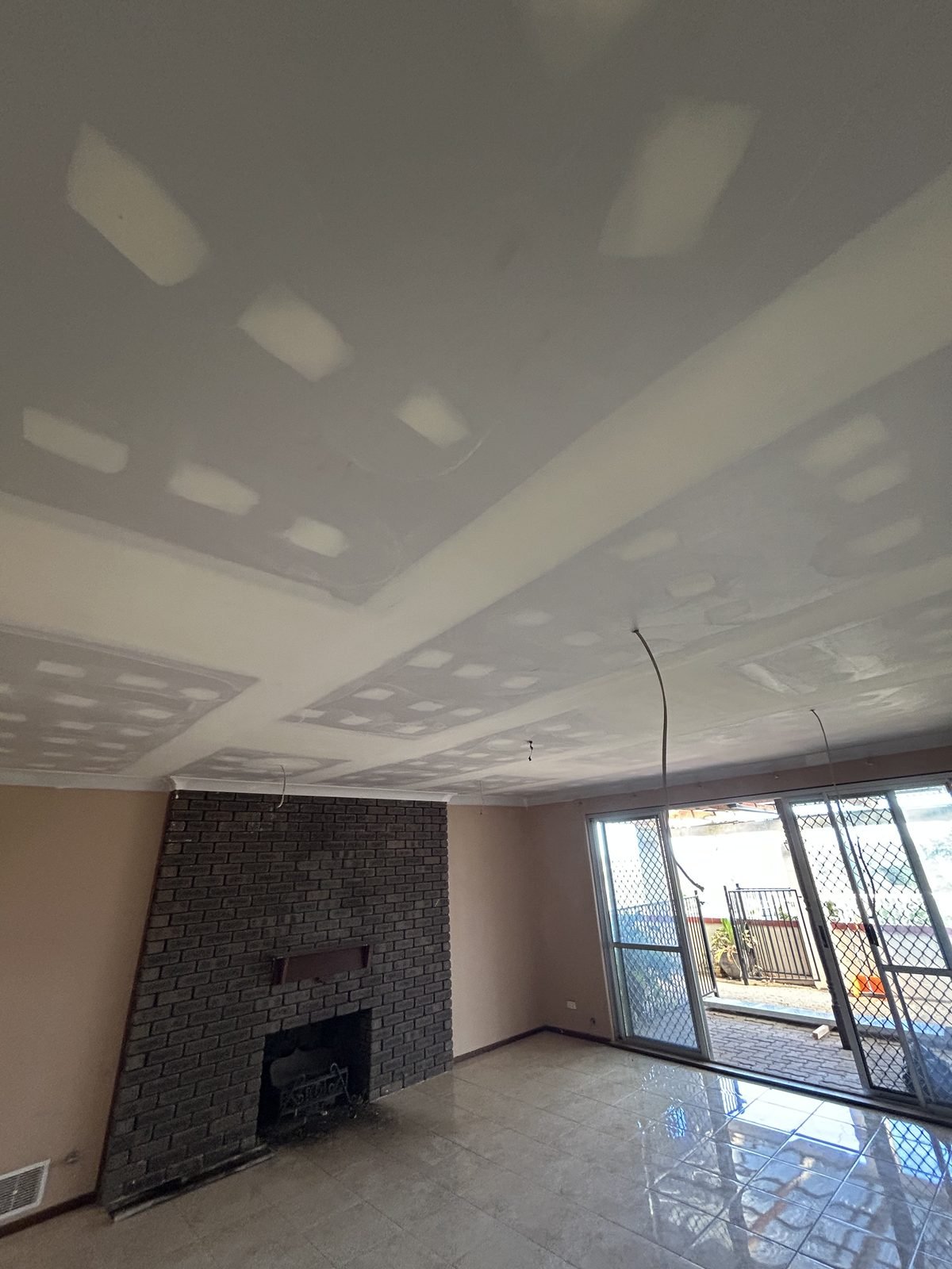 Ceiling replacement detail — Kelmscott