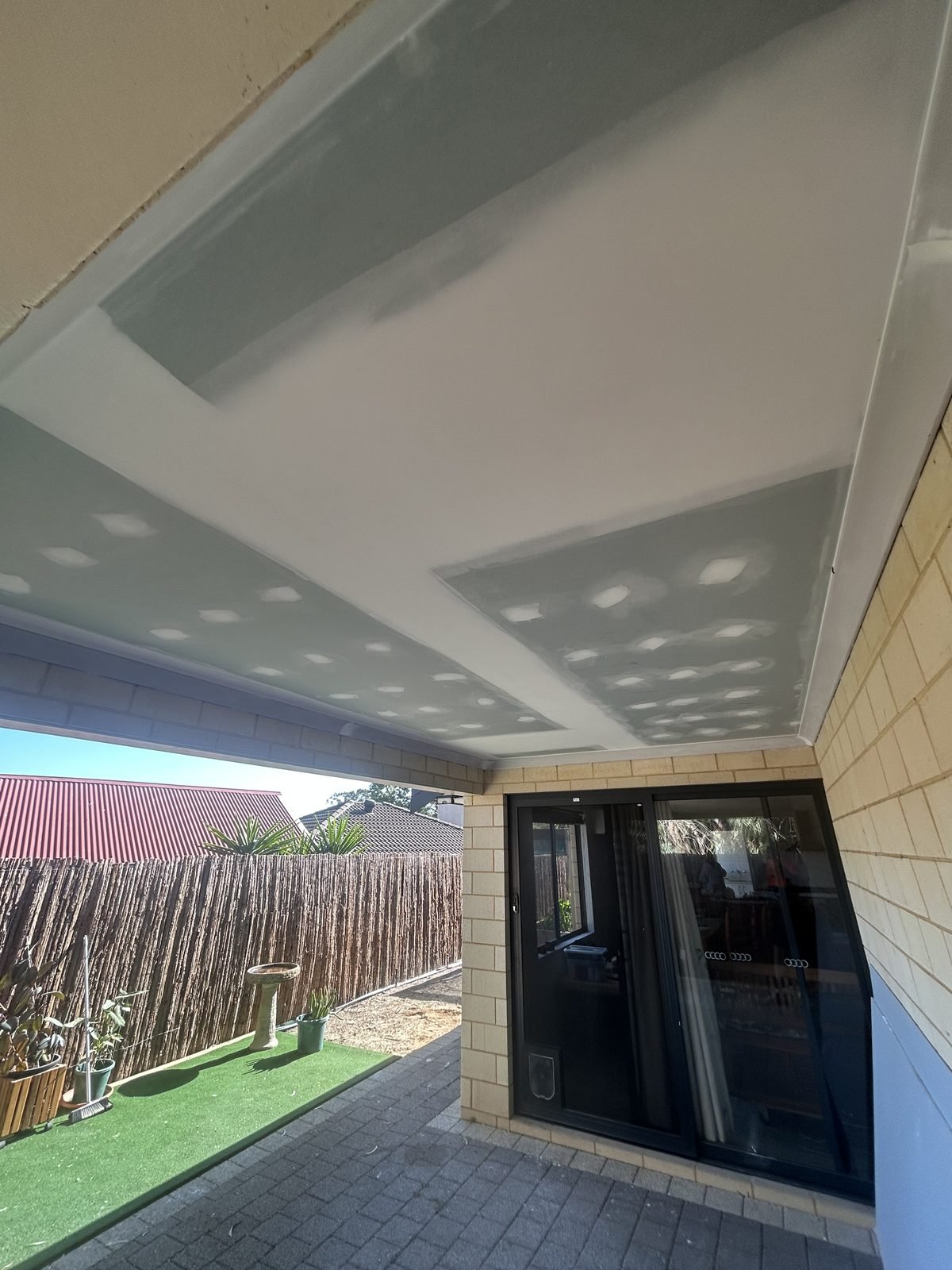 Outdoor patio ceiling detail — Kenwick