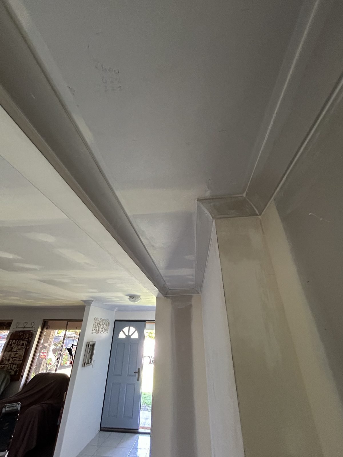 Partial ceiling and stud pantry completed — Perth