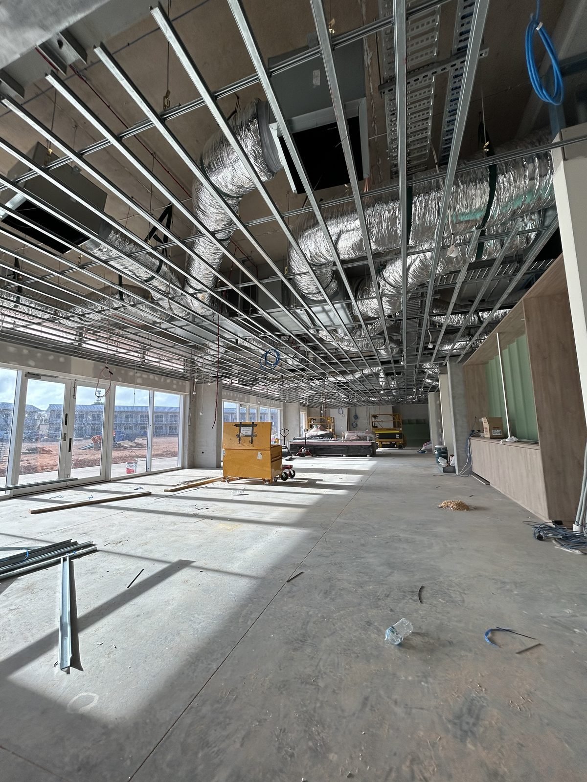Suspended ceiling installation — Coral Bay